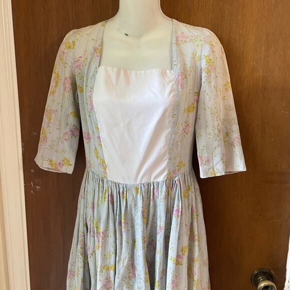 70s bridgerton colonial cottagecore dress - Picture 3 of 6